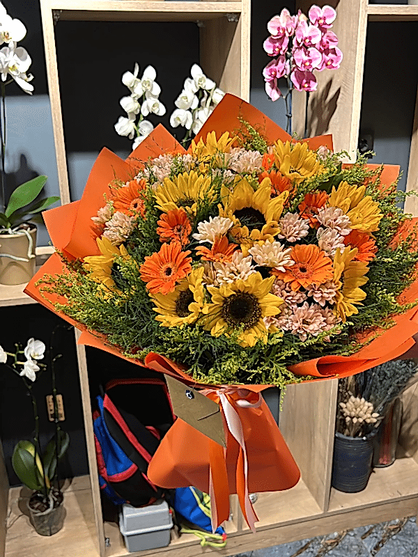  Antalya Lara Flowers - MIXED SUNFLOWER BOUQUET